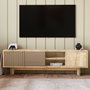 Hanah Home Soporte para TV Roble cálido y roble zafiro